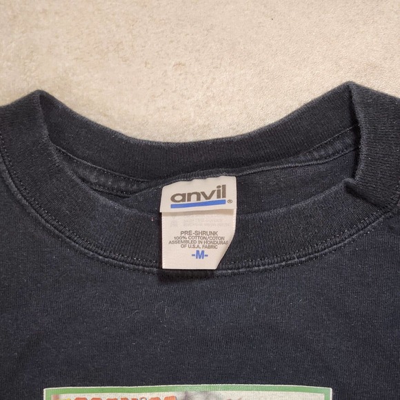 VTG Y2K The Goonies Truffle Shuffle Mens Adult M Medium T Shirt Anvil Black - Picture 4 of 7